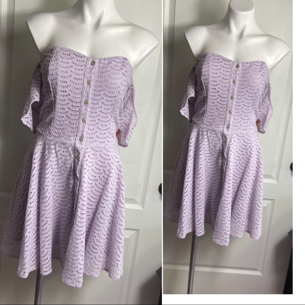 Juniors Gianni Bini Dress Purple Size L Nwt
